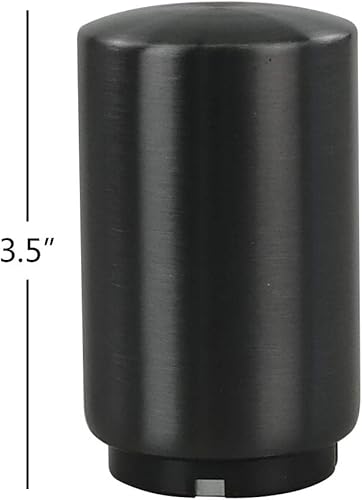 Miniatura 2 de Begale Paquete de 6 abridores de botellas de cerveza de acero inoxidable, imán de empuje hacia abajo, negro