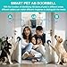 Dog Door Bell for Potty Training, Smart Wireless Doggie Doorbell to Go Outside, 1000 Feet Long Range with IP65 Waterproof Super-Light Touch Button, 60 Melodies & Adjustable Volume (2 Button)