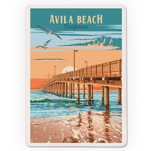 Lantern Press 52 cartas poker Avila Beach California miniatura 3
