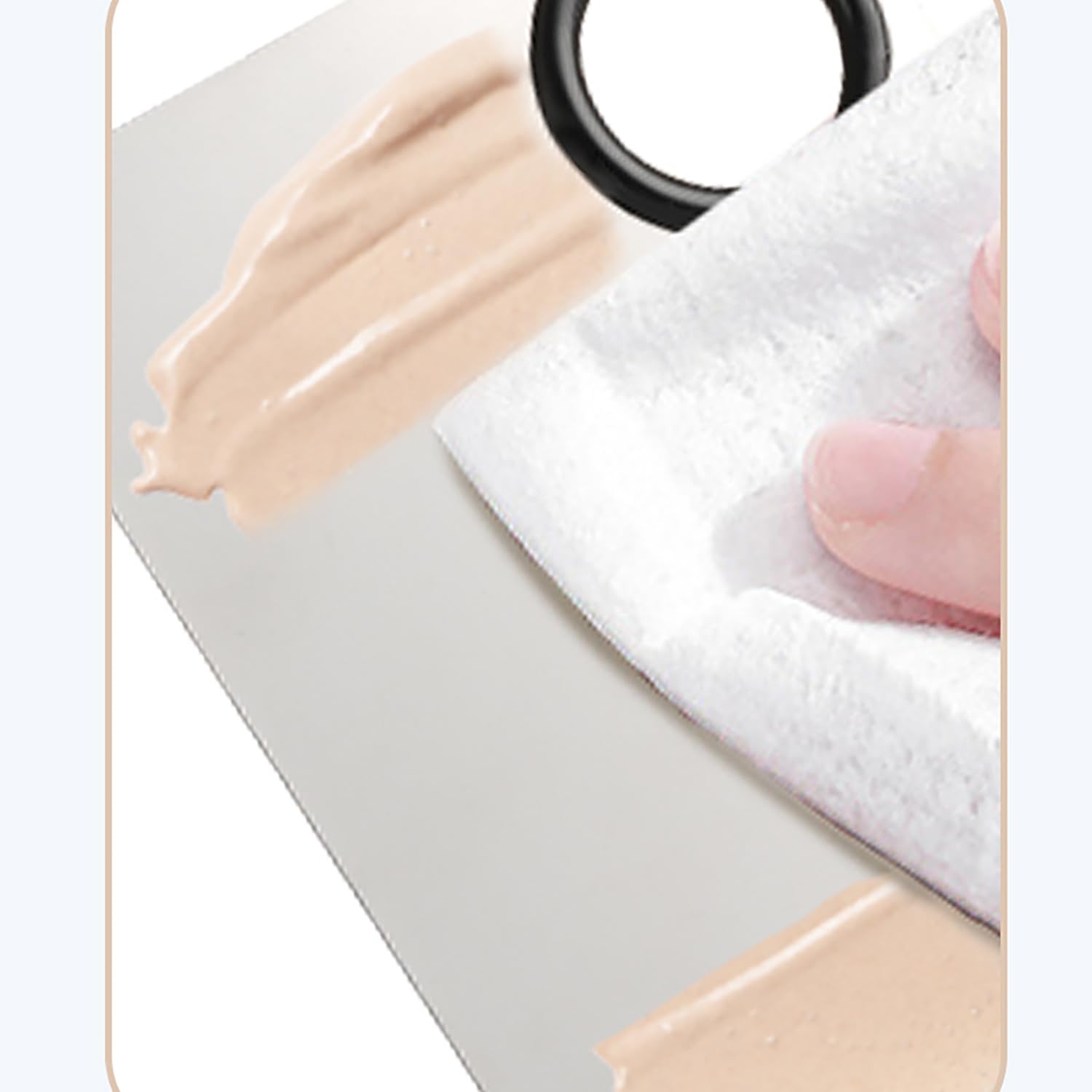 Tavolozza Per Miscelazione Cosmetica - 2 Piece set, Palette per Miscelazione del Trucco, con Esso è Possibile Mescolare Il Vostro Intero Make up Senza Sforzo per un Look Bello ed Elegante