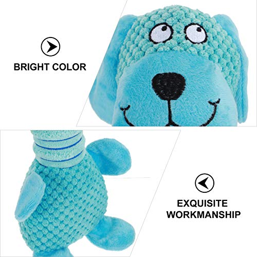 POPETPOP Cão Mastigar Brinquedos Interativos Brinquedos Do Cão de Pelúcia Em Forma de Cão Dentição B