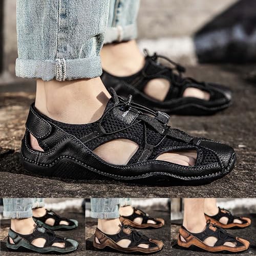 Chaussures de loisirs légères et antidérapantes style sandale été homme - 7