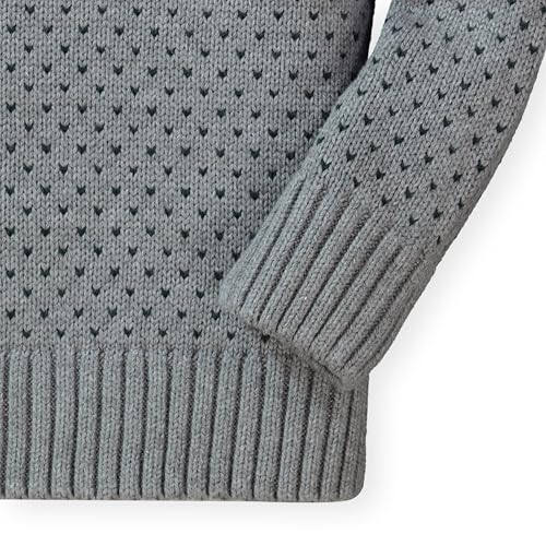 Image of Hope & Henry Boys' Long Sleeve Crew Neck Pullover Sweater