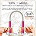 Epiwand Facial Hair Removal Kit for Women | Eyebrow Trimmer Razor & Face Epilator for Quick & Easy Hair Removal & Peach Fuzz Remover | No Batteries or Maintenance Required