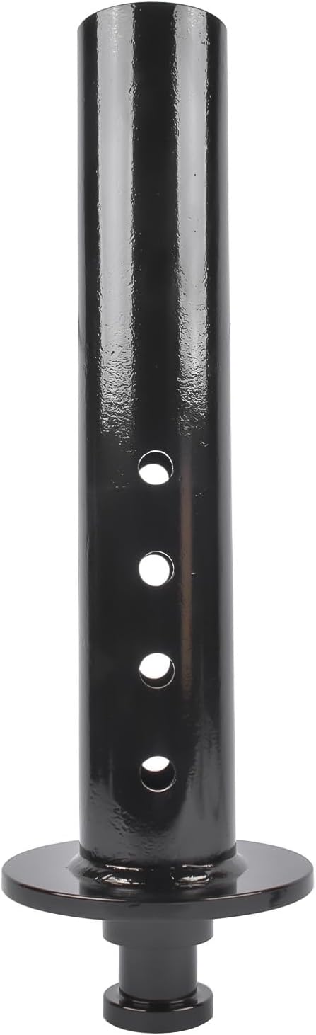 5th Wheel to Gooseneck Adapter with 2" Kingpin, Rated 30,000 lbs, Fit for Semi-Tractor with 4" Round Tube Mustrod