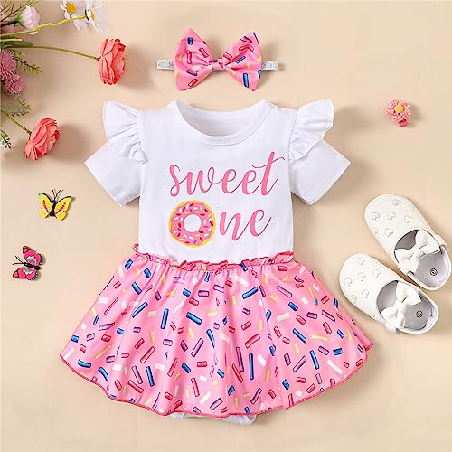 Baby Girl First Birthday Outfits 1st Birthday Romper Dress One Birthday Girl Clothes2