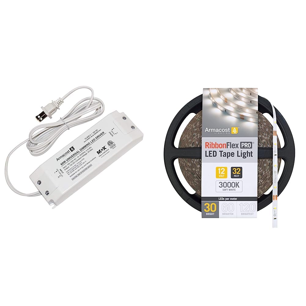 Armacost Lighting LED Lighting Bundle with Dimmable Driver and LED Tape Light (32.8 ft)