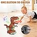 Dinosaur Toys for Toddlers 3-5, Roaring Light Up Dino Toys for 3 4 Year Old Boy Girl with 2 Flash Lights, Moving Electric Baby Toy, Educational Toddler Boy Toy Ages 4, Christmas Birthday Gifts