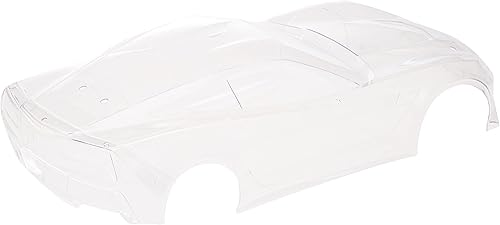 Miniatura 2 de Carrocería, Chevrolet Corvette Z06 (transparente, requiere pintura)hoja de calcomanías (incluye espejos laterales, alerón, accesorios de montaje)