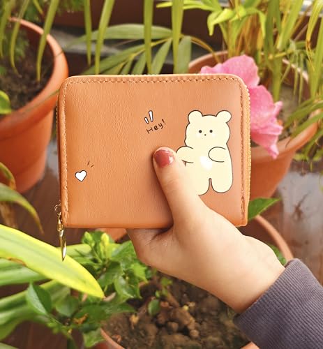 Image of Valerie Women Small Wallets for Girls Credit Card Holder Coin Purse Zipper Small Secure Card Case Cute Wallet Mini for Women