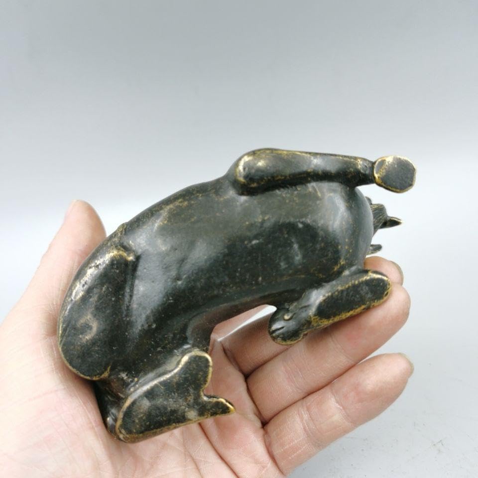 銅細工 犀牛望月 置物 茶寵 装飾品 工芸品 美術品 Amazon.co.jp: 銅細工 犀牛望月 置物 茶寵 装飾品 工芸品 美術品