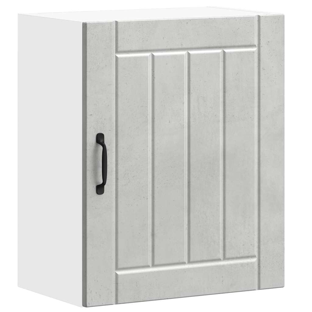 vidaXL Kitchen Wall Cabinet Lucca Concrete Grey Engineered Wood