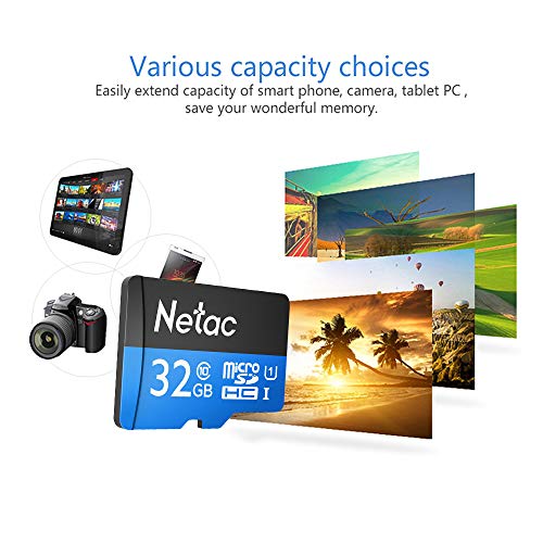 Cartão Memória MicroSd 32GB 80MB/s Netac