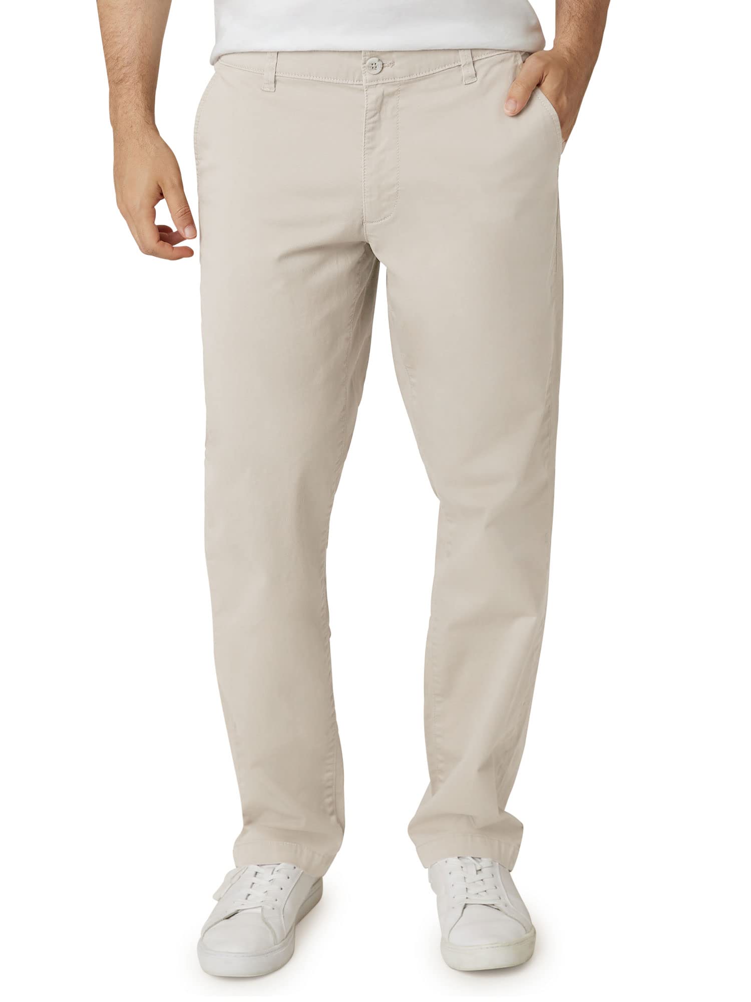Chaps Straight Fit 5-Pocket Stretch Chino