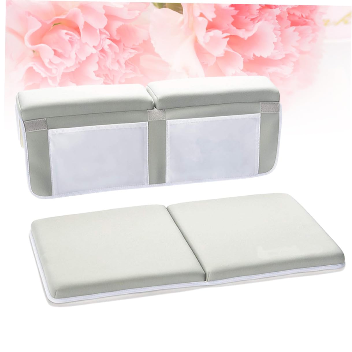 DOITOOL Alfombra Antideslizante Material Sbr para Baño Infantil Bolsillos Organizadores Adecuado para Rodillas y Codos Durante el Baño de Niños y Padres