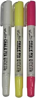 Mungyo Board & Glass Chalk Medium Point Pen Marker Set Of 3 (White, Yellow, Pink)-picture-10