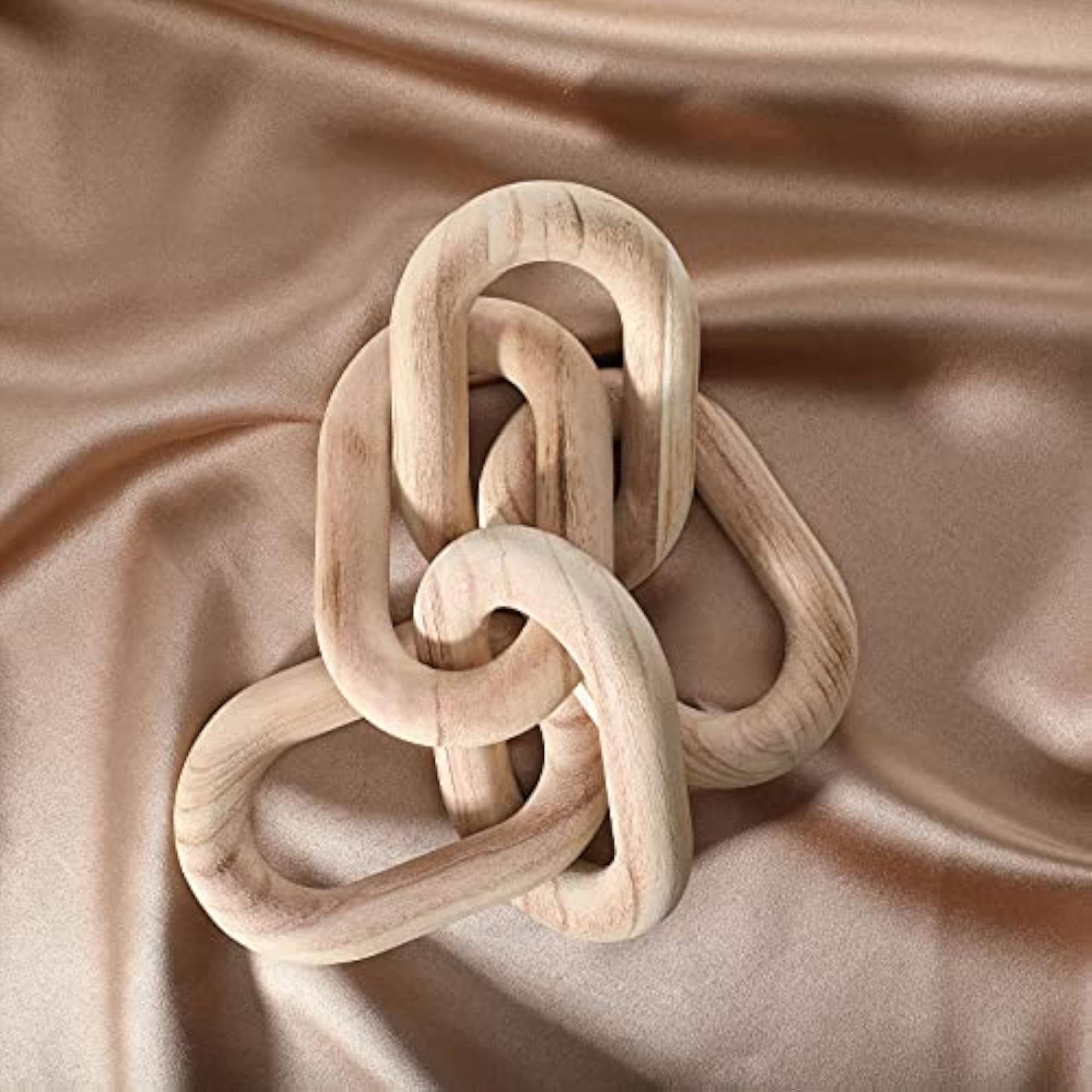 5 Wooden Chain Link Decor, Farmhouse Style