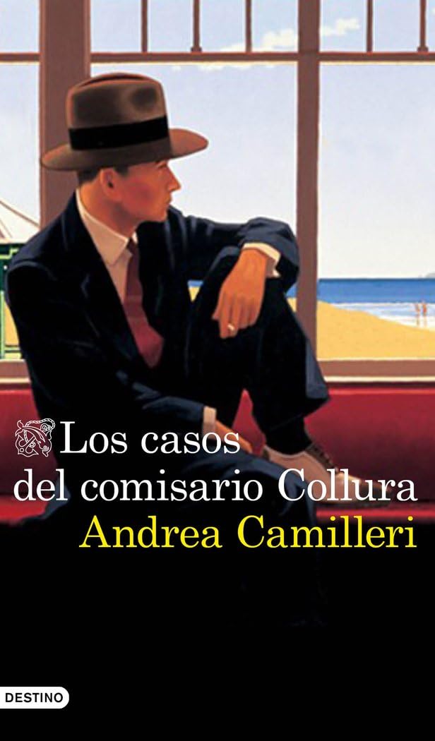 Portada del libro de suspense compuesto por relatos autoconclusivos Los casos del comisario Collura, Andrea Camilleri