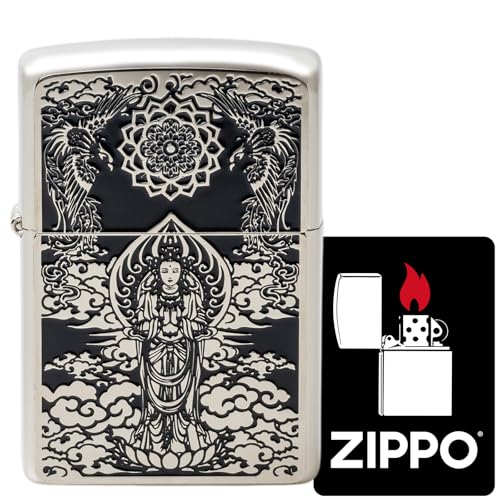 Encendedor Zippo Aceite Piedra Plateado miniatura 2
