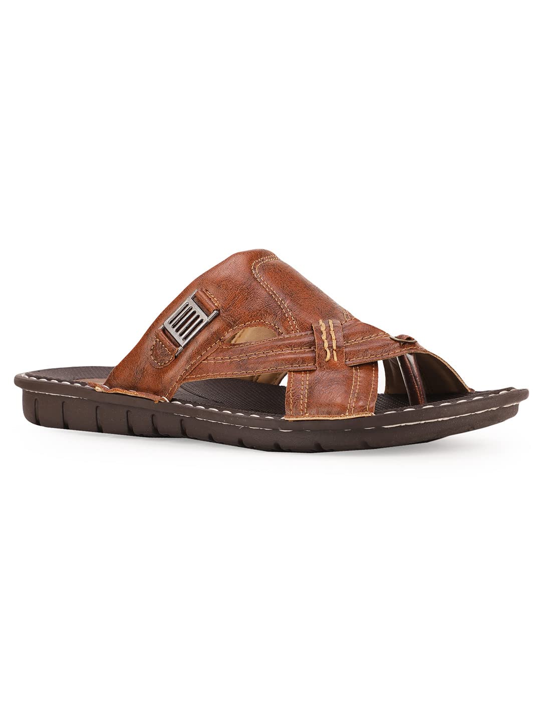 Bata Mens PVC Synthetic Casual Slippers | Brown | 10 UK (B09318JSFR) Amazon Price History, Amazon Price Tracker