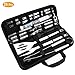 Produktbild Grillbesteck Set GolWof 25pcs Edelstahl Grillzubehör Set mit Tragetasche Outdoor Grillbesteck-Set BBQ Grill Zubehör Set für Camping Partito Vacanza Männer Geschenk