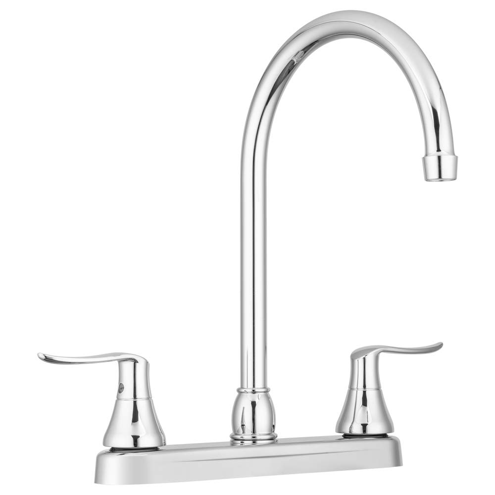 Dura Faucet Elegante J-Spout RV Llave de Cocina para autocaravanas, 5ª Ruedas, remolques y campistas