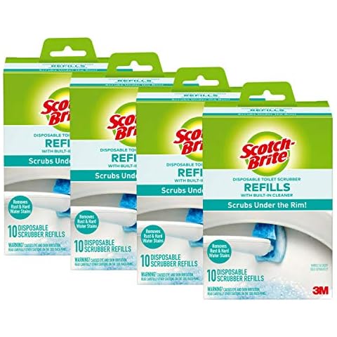 Scotch-Brite Disposable Toilet Cleaner Refill Pads Cover