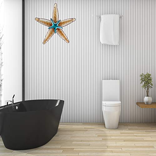 JOYBee Metal Fused Glass Starfish Wall Art Decor,Sea Life Nautical Home Decor,Wall Art13.25inch*12.75inch, Decoration For Garden,Home,Patio,Kitchen,Bathroom, Coastal Decorations - Image 5