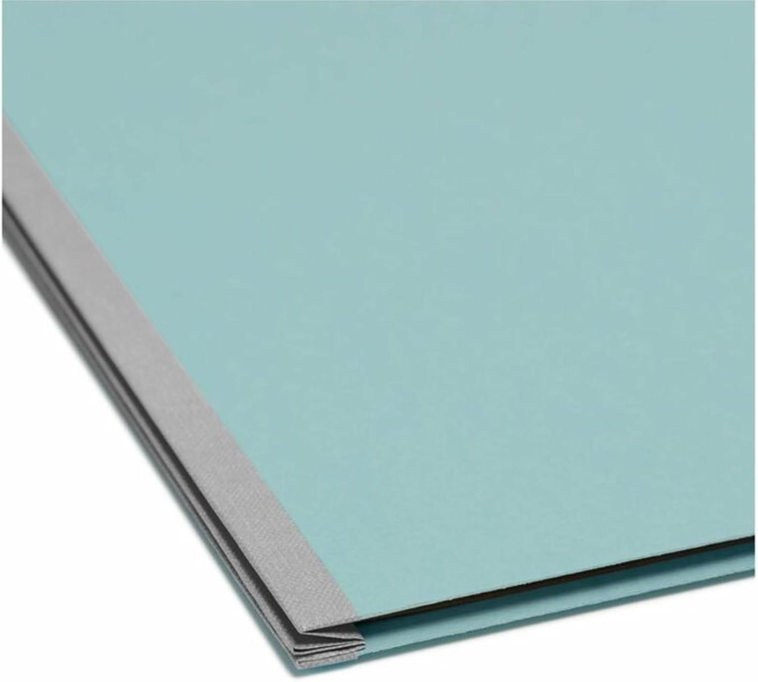 Smead Pressboard Classification File Folder with SafeSHIELD Fasteners, 2 Dividers, 2" Expansion, Letter Size, Blue, 10 per Box (14030)