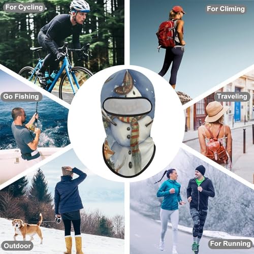 Balaclava para Hombres Máscara de Esquí para Invierno Cubreboca para Ciclismo miniatura 6