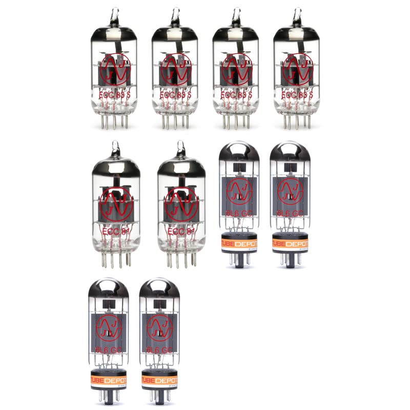 TubeDepot Standard Tube Set for Fender Twin Reverb Guitar Amplifier Tubes