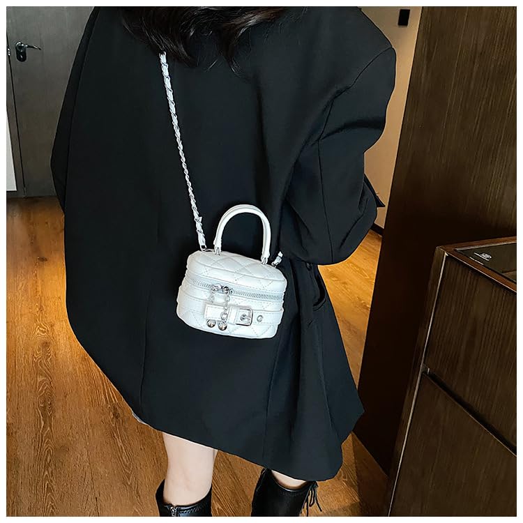 Cute Top Handle Bags for Women, Aesthetic Harajuku Top Handle Bag Kawaii Shoulder Handbags for Women Ladies Messenger (white)2