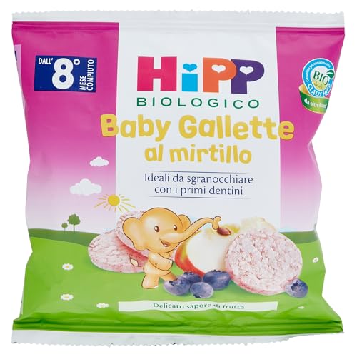 HiPP Baby Gallette al Mirtillo da 8+ Mesi, 30g