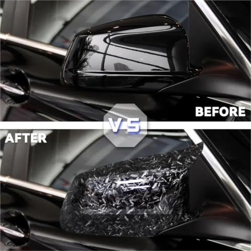 Coques de rétroviseur pour BMW F10 F11 pré-LCI effet carbone look sport