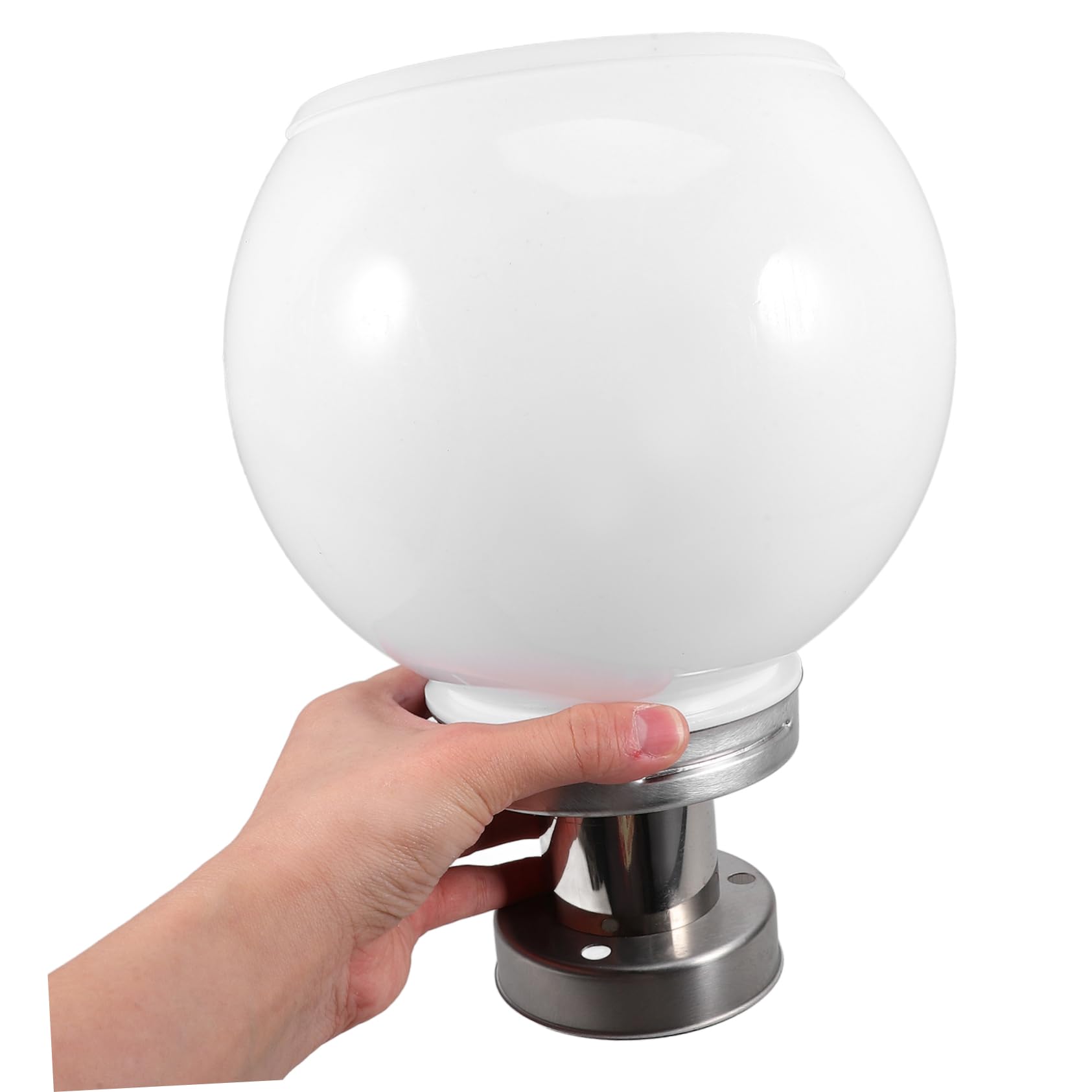 Hemobllo Runde Solarlampen für Außenpfosten mit LED Ip65 Wasserfest 1,2w Leistung Voll Solarbetrieben und Wiederaufladbarem Akku Stilvolles Design für Garten und Terrasse Zufällige Farbe | Runde Außenlampe mit Akku, Kunststoff Edelstahl Druckguss, Leuchtd