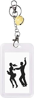 Dancer Duet Dance Performance Art Badge - Funda protectora para tarjetas de crédito, color amarillo