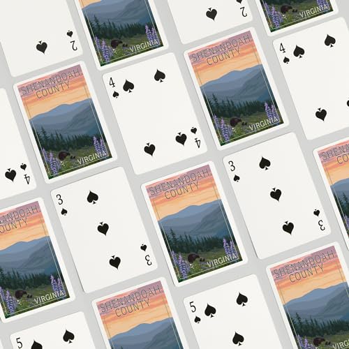 Baraja Poker 52 cartas Shenandoah County Virginia miniatura 4