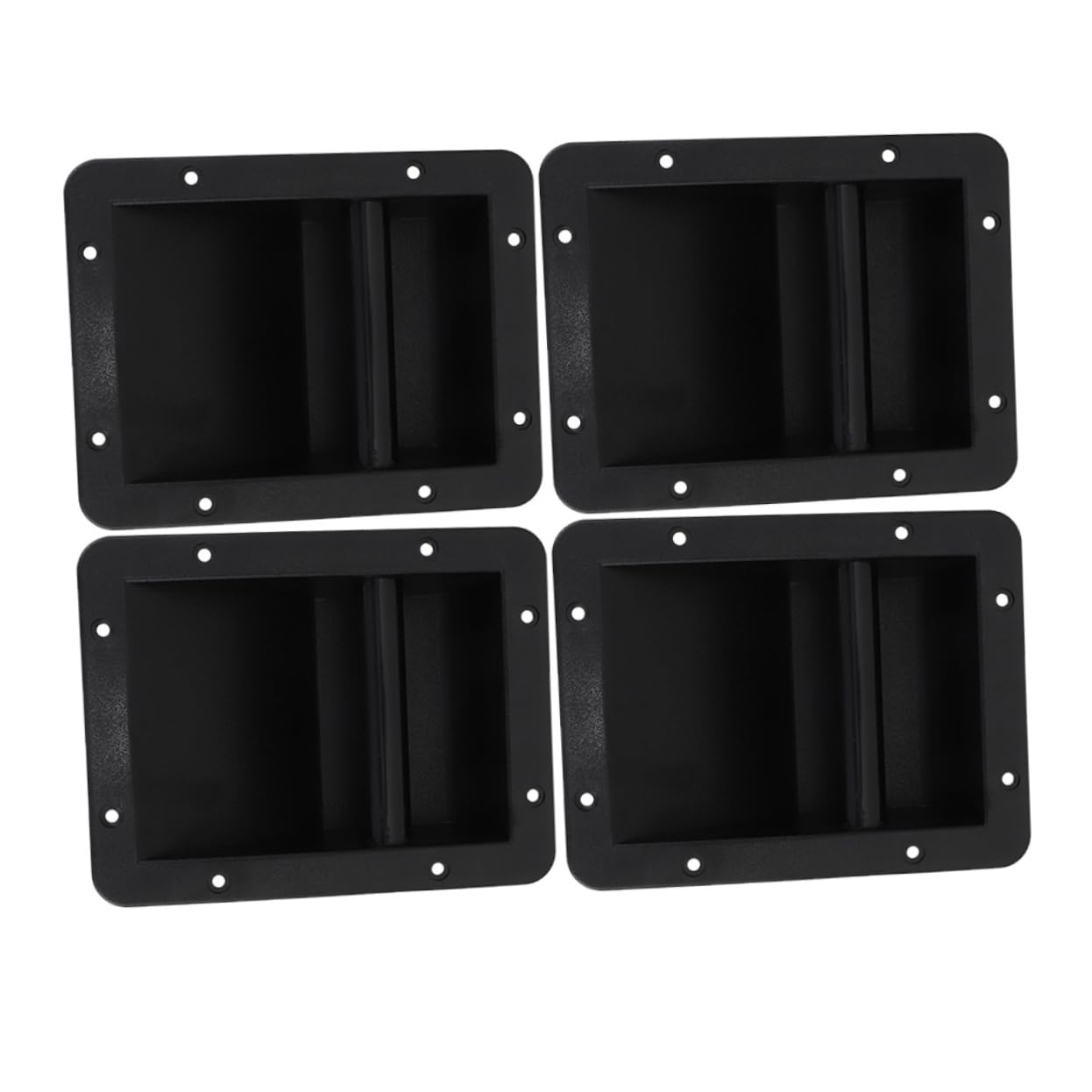 BUTIFULSIC 4pcs Plastic Speaker Handle Easy to Install Side Carry Grip for Amplifiers and Speaker Cabinets Comfortable and Sturdy Accessory for Applications