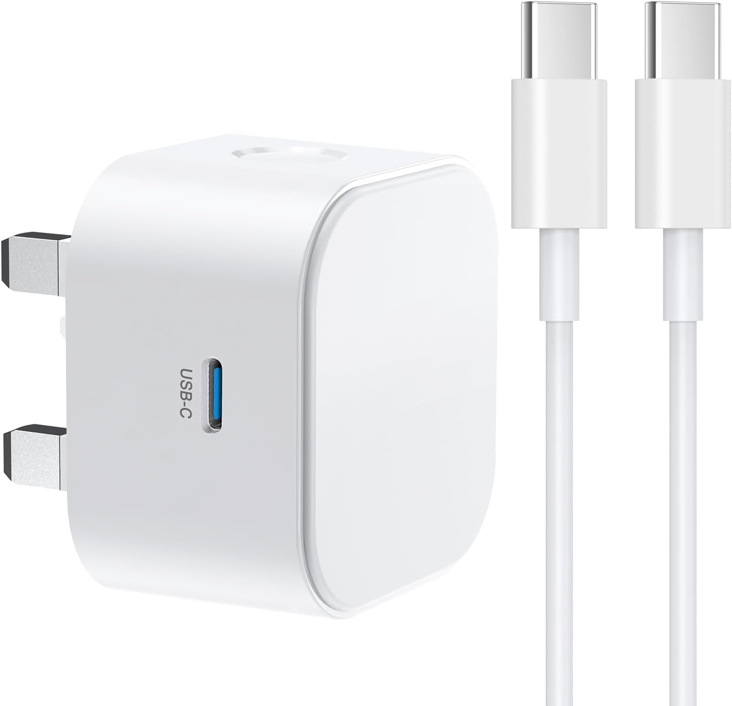 TEYASITEYASI NEW Fast Charger Cable and Plug for iPad, USB C Charger and Type C Cable Charging USBC for iPhone 16/15 Pro Max i Pad Pro 12.9 3 Gen/11 Gen/i Pad Air 5th/4th,2022 iPad 10th/9th/iPad Mini 6