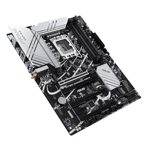 Image of ASUS Z790 GAMING WIFI7 (LGA 1700) ATX motherboard with PCIe 5.0, three M.2 slots, 14+1 DrMOS, DDR5, Realtek 1Gb LAN, HDMI TM, USB 3.2 Gen 2x2 Type-C, front USB 3.2 Gen 1 Type-C, Thunderbolt, Aura Sync