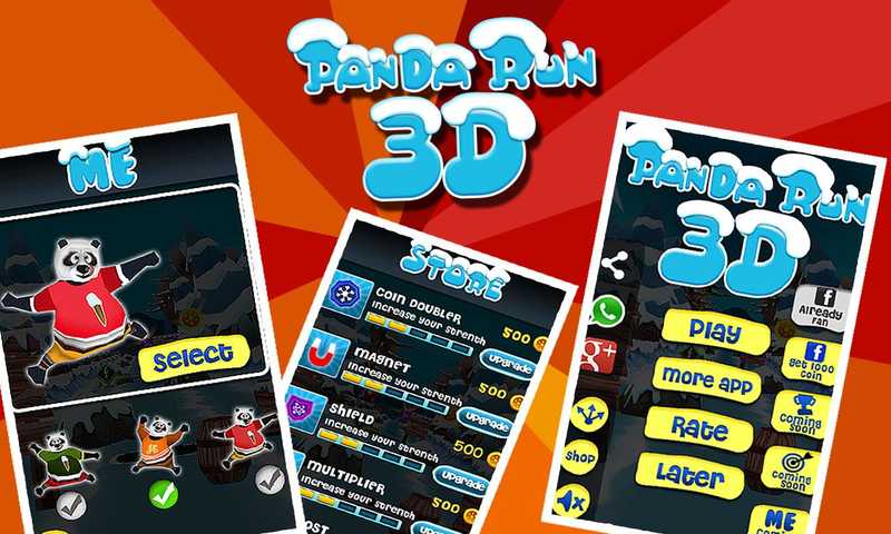 Panda Run 3d Runner Game - App on Amazon Appstore