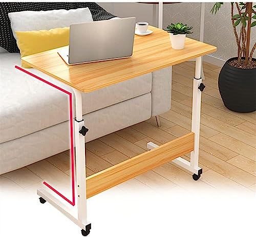 Bureaux d'ordinateur portable overbed assis debout réglable jaune