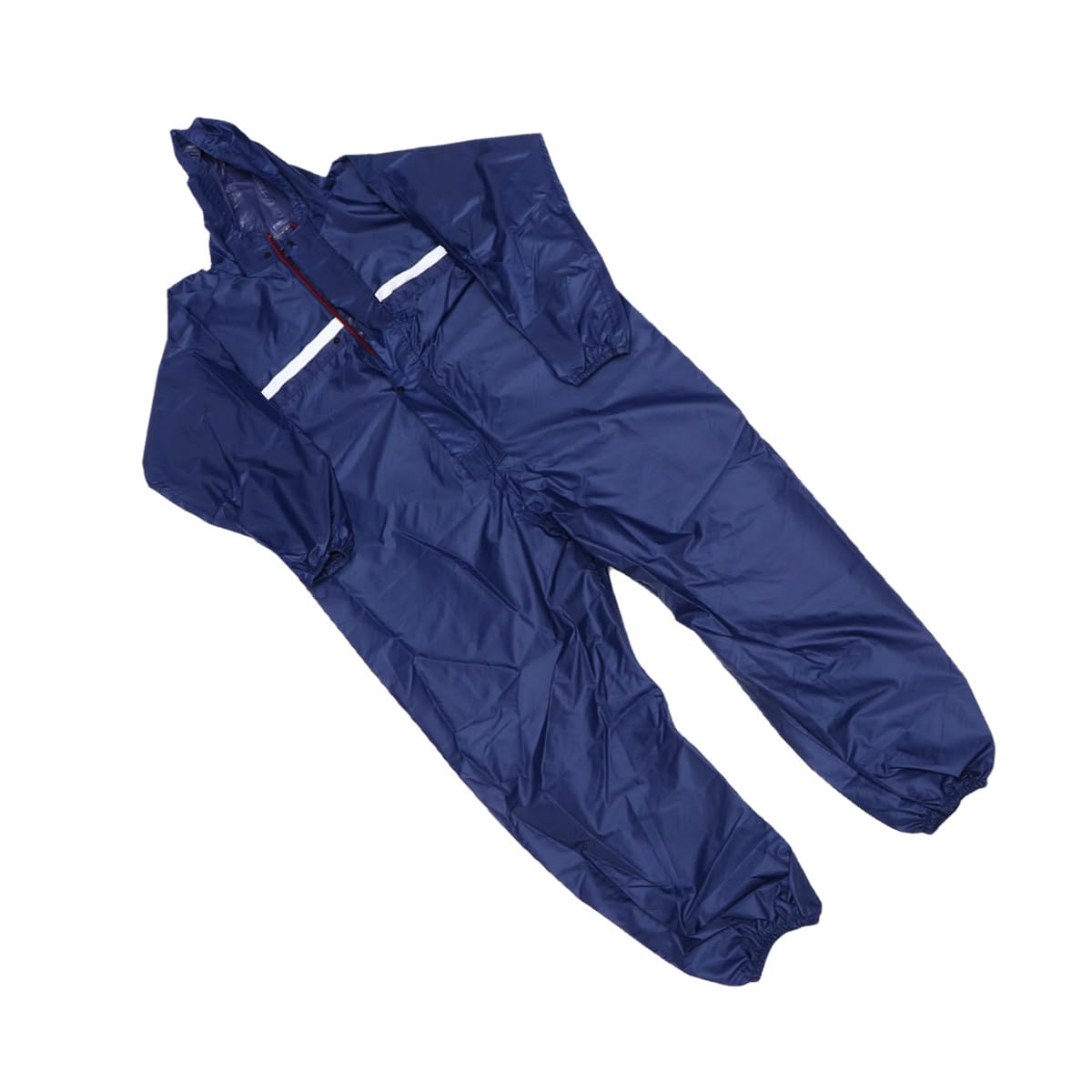 Alasum Combinaison de Pluie Anti-statique Bleue avec Capuche, Vêtement de Travail Professionnel en Tissu, Taille 3xl-185, Imperméable et Polyvalente pour Usage Industriel