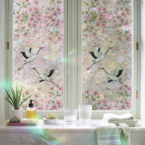 Película Decorativa Ventana Estática Efecto Arcoíris miniatura 5