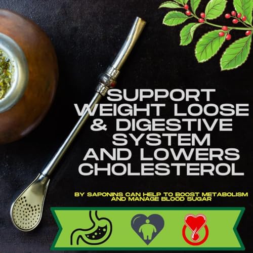 Brasilianische Mate Green Original Cannabis 50g●Yerba Mate-Tee mit Hanfmehl und Salbei●Matetee aus Mateblättern●Zitronenschalen und Zitronengras●Yerba Mate Tee lose Blätter 50g