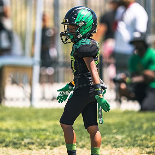 Battle Ultra-Stick Receiver Gloves, Youth Large - White/White #TOP2