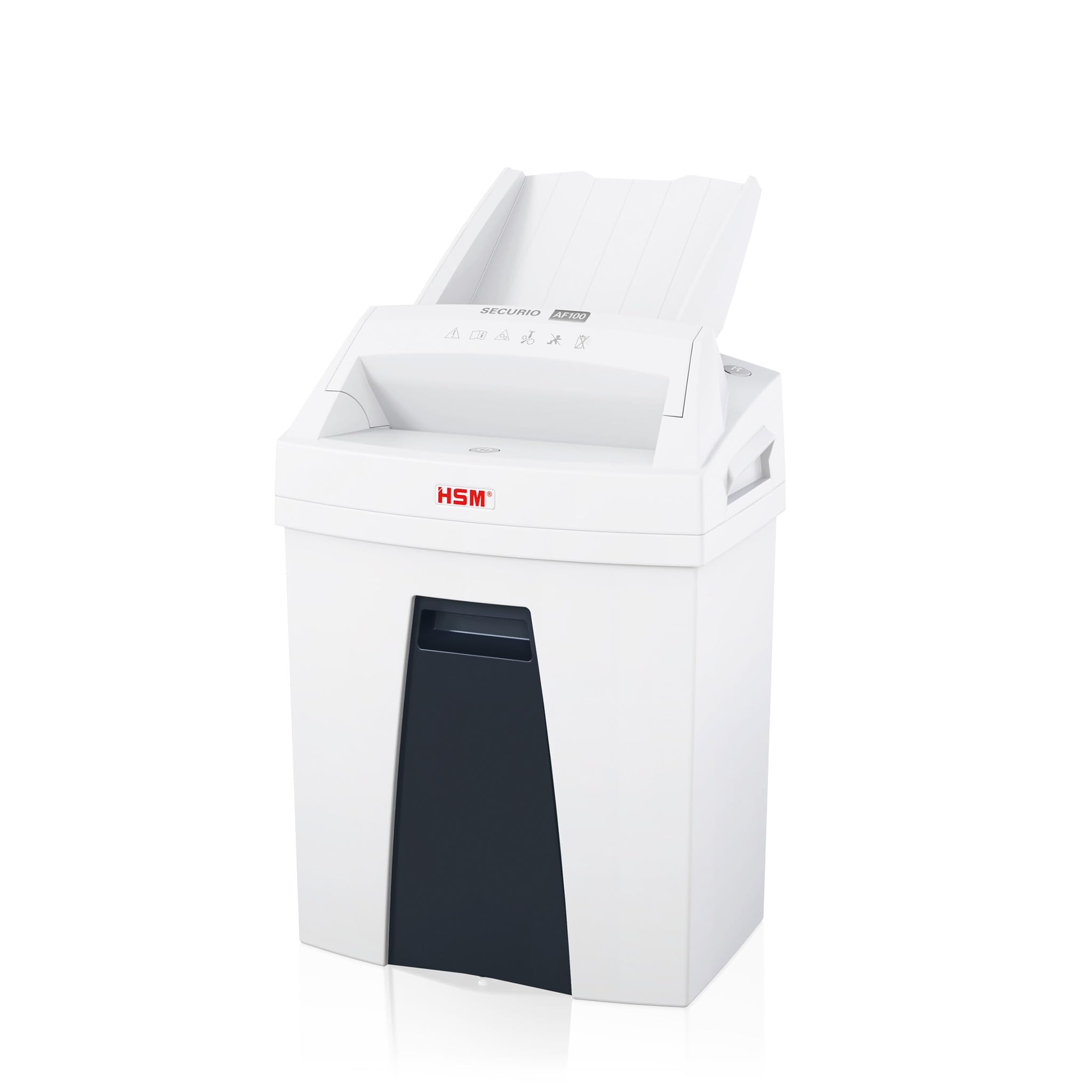 HSM SECURIO AF100 2063111 Distruggidocumenti con alimentazione automatica da 4x25 mm, bianco