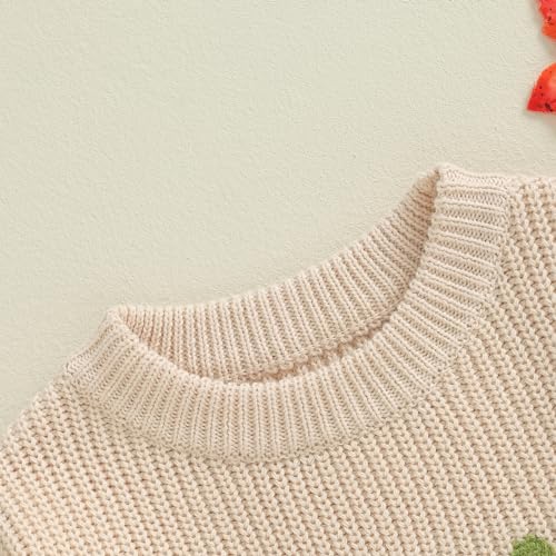 Baby Fall Winter Clothes Toddler Boy Girl Halloween Sweater Pumpkin Long Sleeve Crewneck Pullover Knit Sweatshirt4