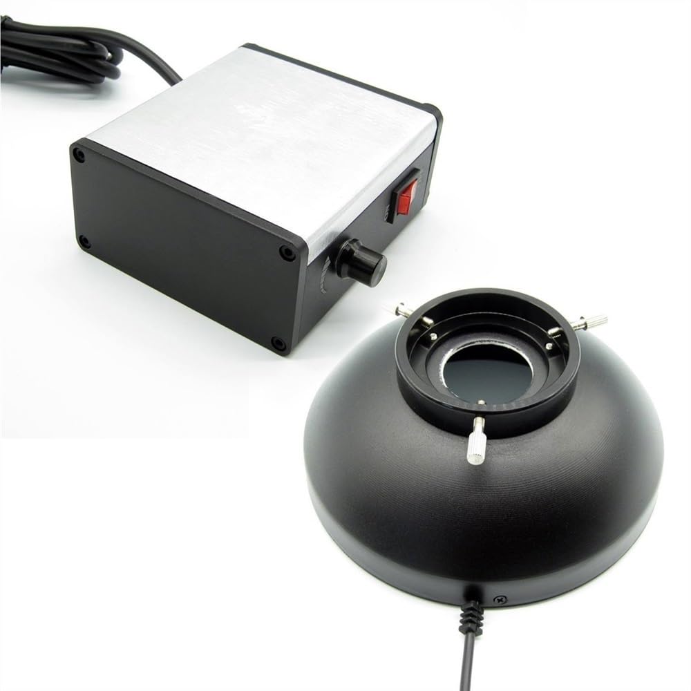 Accessori per microscopio da laboratorio 6W Luminosità Regolabile U_V Microscopio Diffuso LED Dome Light