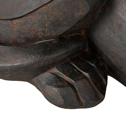Estatua Decorativa de Perro de Resina Negra 31 x 14 x 14 pulgadas miniatura 5